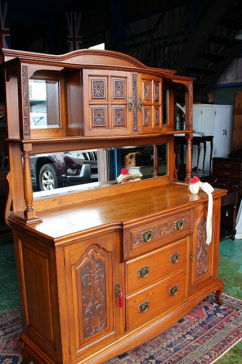 楽天市場】在庫一掃セール イギリス/アンティーク家具 ミラーバック 