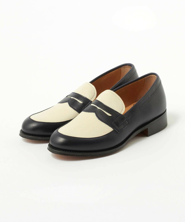 楽天市場 Sale セール 送料無料 Joseph Cheaney ジョセフチーニー レディース Bonnieコンビ レザーソール ローファー Burnished Navy Xivory レザー シューズ チーニー ローファー ノーザンプトン グッドイヤーウェルト British Made 楽天市場店