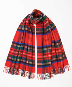 �y���K�戵�X�zJohnstons of Elgin �W�����X�g���Y �I�u �G���K�� �唻�`�F�b�N�X�g�[��(���)(�J�V�~��) �S7�F WA56 WA000056 Woven Stole 190x70 �X�g�[�� �唻 ���f�B�[�X �����Y BRITISH MADE �u���e�B�b�V��