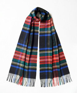 �y���K�戵�X�zJohnstons of Elgin �W�����X�g���Y �I�u �G���K�� �����`�F�b�N�X�J�[�t(���)(�J�V�~��) �S8�F WA57 WA000057 Woven Scarf 190x35 �X�g�[�� �}�t���[ ���� BRITISH MADE �u���e�B�b�V�����C�h