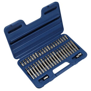 �y���������zSealey-AK219 TRX-Star/Hex/Spline �r�b�g �Z�b�g 42pc 3/8 & 1/2Sq �h���C�u