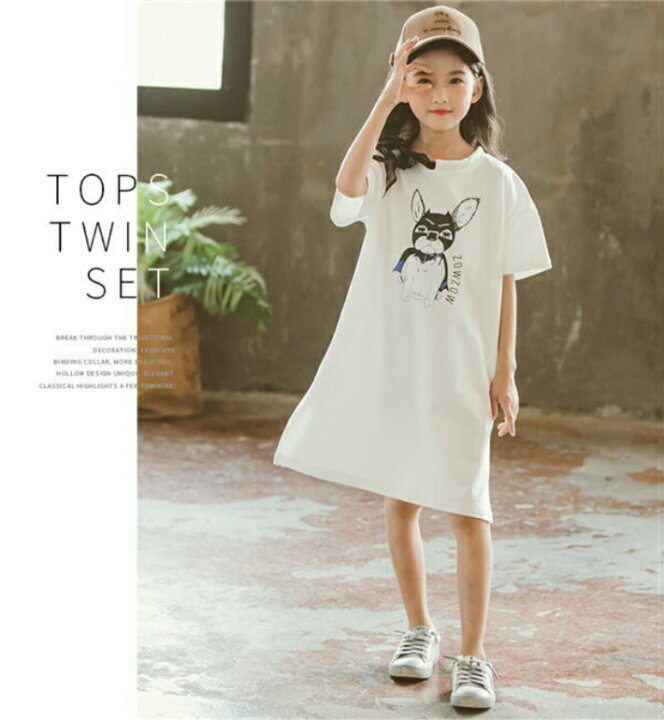 楽天市場】ワンピース 女の子 春秋冬 子供 キッズ Tシャツワンピース 