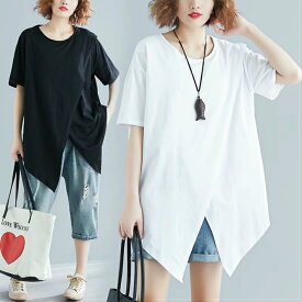 楽天市場 ロングtシャツ レディース 半袖の通販