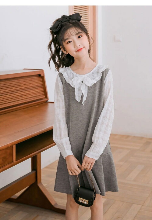 楽天市場 キッズ 子供服 女の子 フォーマル ワンピース 襟 長袖 入学式 卒園式卒服 発表会 結婚式 カジュアル キッズ プチプラ ジュニア おしゃれ 安い かわいい ブライトン
