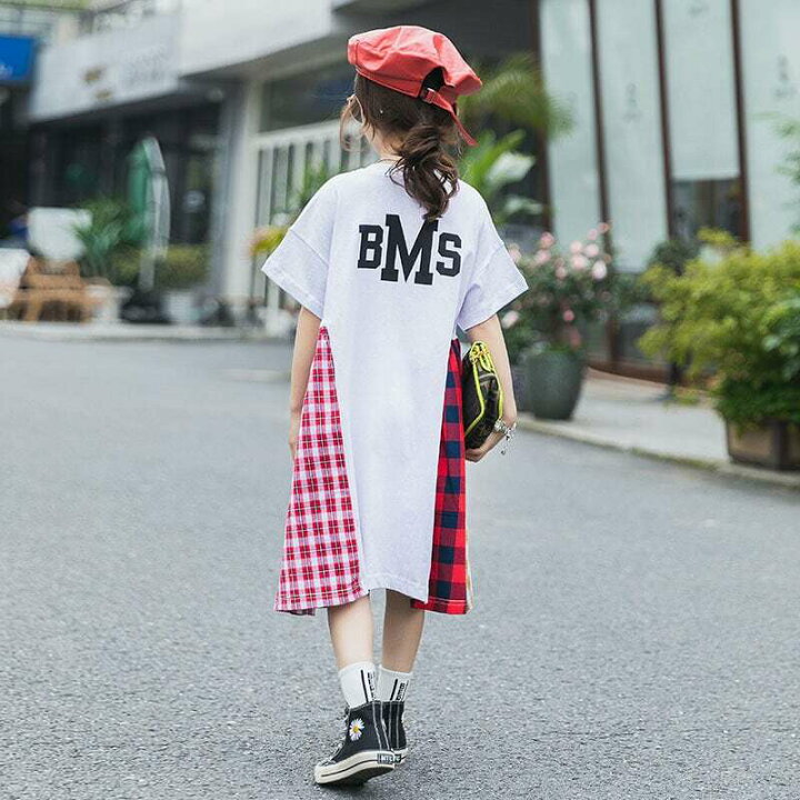 楽天市場 子供服 夏 ワンピース 女の子 ロングｔシャツ 子ども服 キッズ 韓国風 ポロシャツ 可愛い 子供ワンピース ルームウェア 部屋着 ファッション ネグリジェ ガールズ ナチュラル 小学生 中学生 通学 旅行 普段着 写真 リゾート プレゼント ブライトン