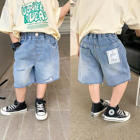 韓国子供服 ショートパンツ キッズ デニム　女の子 男の子 半ズボン 夏 スポーツパンツ カジュアルパンツ ボトムス こども ユニセックス ゆったり 可愛い