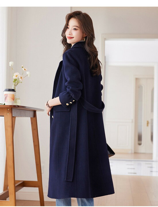 ALPHA CUBIC 紺 ロングコート 新品 チェスターコート フォーマル 楽天  