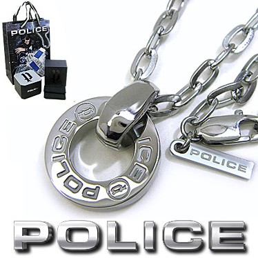 ポリス POLICE ネックレス HALLOW ラウンドシェイプペンダント 23365PSS01 シルバー ステンレスアクセサリー |  ブルーリボンジャパン