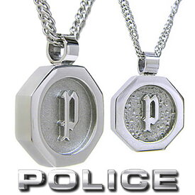 ポリス ペアネックレス メンズ レディース POLICE TOKEN ペンダント 2本セット pc26155pss/pc26377pss01