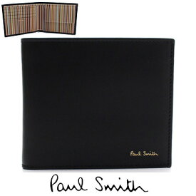 ポールスミス 財布 Paul Smith 二つ折り財布 メンズ M1A4833 AMULTI 79 ブラック