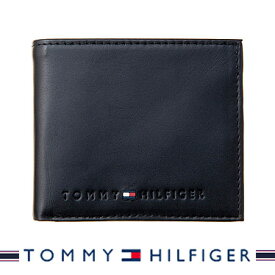 トミーヒルフィガー 財布 TOMMY HILFIGER 二つ折り財布 メンズ 31TL25X005 001 ブラック