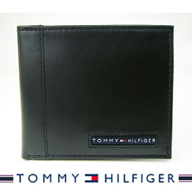 トミーヒルフィガー 財布 TOMMY HILFIGER メンズ 二つ折り財布 ブラック 31TL25X023 001