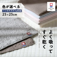 【買えば買うほど、どんどん割引。店内全品対象】 「色が選べる 2枚組」今治タオル ハンカチ 花粉対策 部…