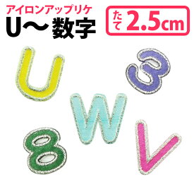 楽天市場 ワッペン 数字 キラキラの通販