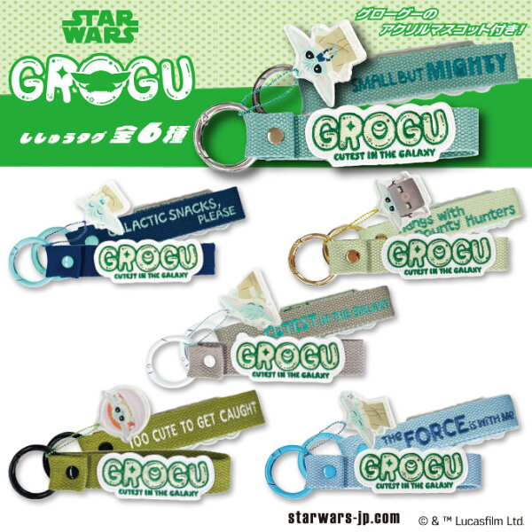GROGU グローグー 刺繍タグキーホルダー ディズニー キャラクター グッズ STAR WARS マンダロリアン 男の子 女の子 キーホルダー 大人向け バッグチャーム 小学校 楽天 お祝い ギフト カラビナ ロゴ【Disneyzone】