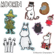ワッペン MOOMIN ムーミン ミニワッペン アイロン シール かわいい 刺繍 キャラクター マーク プレゼント…