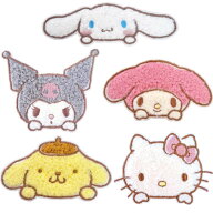 サンリオ サガラワッペン ワッペン アイロン シール かわいい 刺繍 グッズ プレゼント 服キャラクターワ…