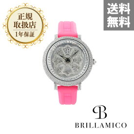 【正規取扱店】【1年保証】BRILLAMICO LILY 40MM FRESHPINK ＜シリコンベルト＞正規取扱店 ブリラミコ 腕時計 スワロフスキー レディース メンズ 人気 ブランド ● 送料無料● ラッピング無料