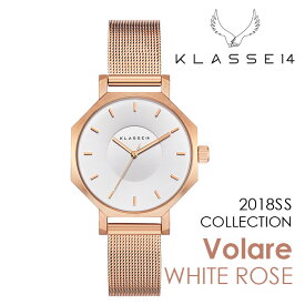 【2年保証】KLASSE14 OKTO WHITE ROSE OK18RG004S 28mm 正規取扱店 クラス14　ホワイトローズ ホワイト 腕時計 レディース メンズ 人気 ブランド ● 送料無料● ラッピング無料