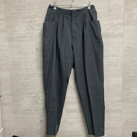 bukht ブフト　19ss 2TUCK L POCKET TROUSERS GLEN CHECK FAB パンツ グレー系 2【中目黒b11】【メンズ】【中古】