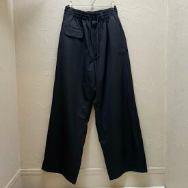 Y-3 ワイスリー REFINED WOVEN STRAIGHT LEG PANTS ウールワイドパンツ ブラック IN8753 タグ付き【代官山04】【中古】【メンズ】