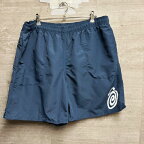 STUSSY ステューシー Curly S Water Short ショーツ ブルー系 sizeL 【中目黒B04】【中古】【メンズ】