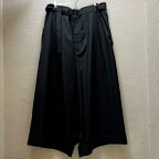 S'YTE Yohji Yamamoto サイト ヨウジヤマモト T/W GABARDINE BELTED PANTS サルエルパンツ ブラック UU-P52-101【代官山04】【中古】【メンズ】