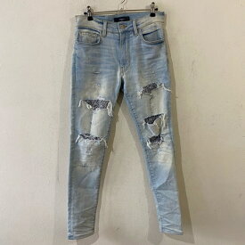 AMIRI アミリ　ダメージデニムパンツ　ライトブルー　45　【代官山K9】【中古】【メンズ】