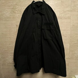 ESSAY エッセイ ES14SH-04 BDU SHIRT シャツ ブラック size3 【中目黒B05】【中古】【メンズ】