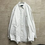 Ralph Lauren ラルフローレン　オーバーサイズシャツ　size16 1/2 ホワイト　【中目黒B4】【中古】【メンズ】