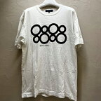 COMME des GARCONS コムデギャルソン サークルロゴ 半袖Tシャツ ホワイト 白 AD2019【代官山04】【中古】【メンズ/レディース】