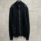 GUESS ゲス ニットジャケット ブラック sizeS 【中目黒B04】【中古】【メンズ】