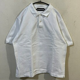 AUBERGE オーベルジュ NIVEN ポロシャツ ホワイト　38　【代官山k12】　【メンズ】　【中古】