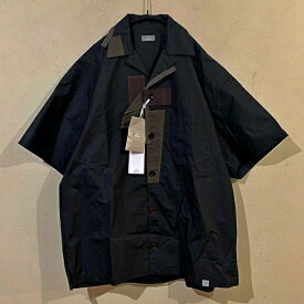 kolor BEACON カラービーコン　タイプライターコーティングシャツ　ブラック　2　【代官山k9】【中古】【メンズ】