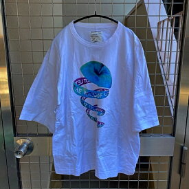 SHAREEF シャリーフ　APPLE PEEL S/S BIG-T　Tシャツ　ホワイト　1　【代官山12】【中古】【メンズ】