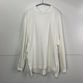 Mame kurogouchi マメクロゴウチ 21SS Oversized Cotton Long Sleeve Top　Tシャツ ホワイト　2　【代官山t05】　【レディース】　【中古】