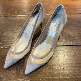 Christian Louboutin クリスチャン ルブタン メッシュパンプス 37 1/2 【代官山K2】【中古】【レディース】