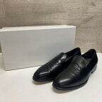 F.LLI Giacometti フラテッリジャコメッティ hole cut Loafer Black フレザーホールカットローファー ブラック size41 FG438【中目黒B04】【中古】【メンズ】