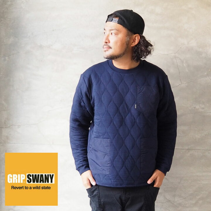 楽天市場】GRIP SWANY グリップスワニー キルティング 中綿 トレーナー 