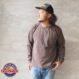 GOODWEAR グッドウェア ロンT RGL LSLV USA製 GDW-001-203001 メンズ レディース 無地 長袖 長袖Tシャツ ポケット アメリカ製 米国 ポケT ロングスリーブ 肉厚 アメカジ ワーク ミリタリー シンプル