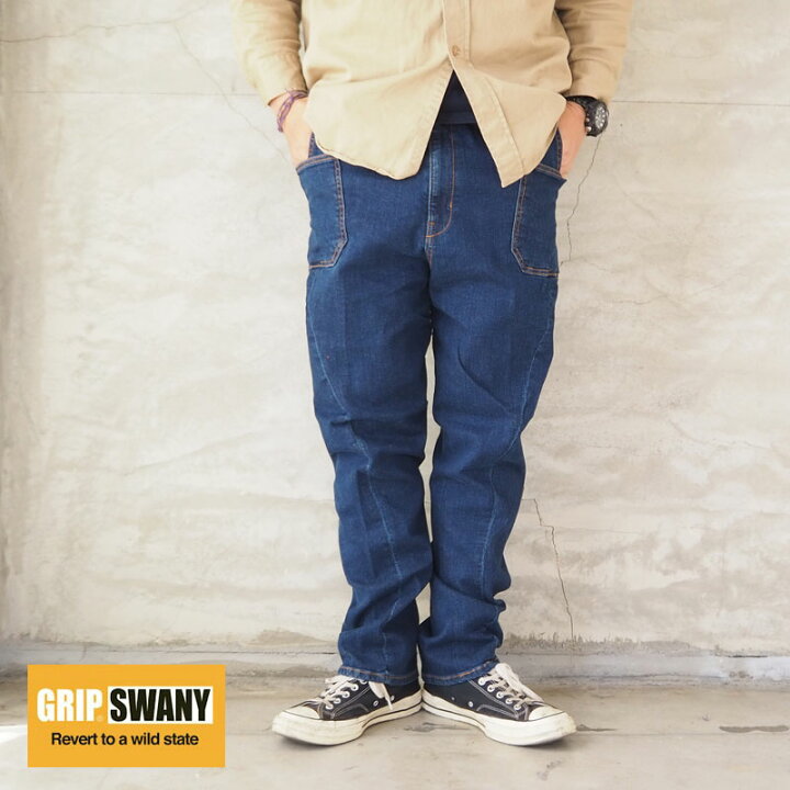 楽天市場】GRIP SWANY グリップスワニー キャンプパンツ JOG 3D デニム 