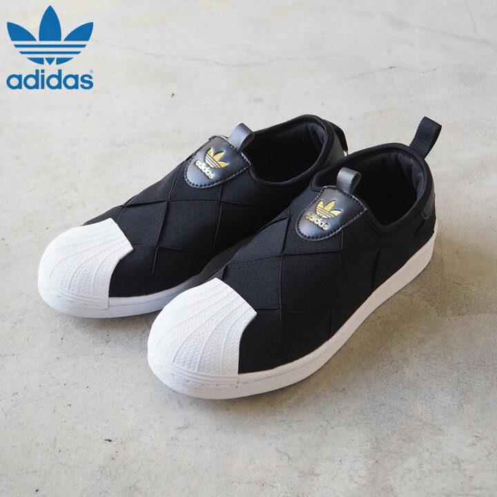 楽天市場 Adidas アディダス スリッポン スーパースター スニーカー Superstar Slip On Fv3187 メンズ レディース ウィメンズ オリジナルス シューズ 靴 黒 白 ローカット ロー 紐無し おしゃれ ライフスタイル シンプル モノクロ 通学 Good Holiday グッドホリデイ