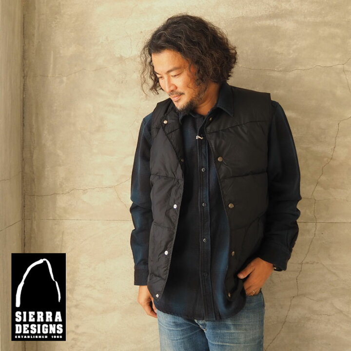 楽天市場】SIERRA DESIGNS シエラデザイン ダウンベスト LIGHT DOWN 