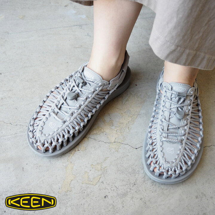 楽天市場】キーン KEEN ユニーク レディース サンダル UNEEK シルバー 