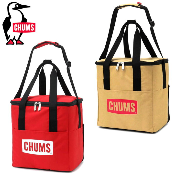 楽天市場】チャムス クーラー 23L CHUMS ロゴ ソフトクーラー バッグ CHUMS LOGO SOFT COOLER BAG CH60-3369  ソフト クーラーボックス クーラーバッグ 赤 ベージュ アウトドア キャンプ バッグ ランチバッグ おしゃれ かわいい ショルダー ピクニック BBQ  運動会 海 ...