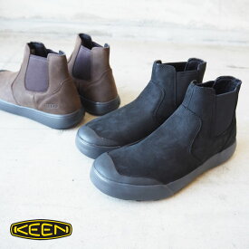 キーン KEEN ブーツ レディース エレナ チェルシー ELENA CHELSEA TRIPLE BLACK 1022030 ブーツ ウィメンズ ショート チェルシーブーツ サイドゴア 秋 冬 ブラック 黒 耐水 23.5cm 24cm 24.5cm 25cm 軽い シューズ 靴 アウトドア キャンプ