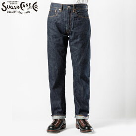 SUGAR CANE シュガーケーン デニム パンツ 14oz DENIM 1966 MODEL SC42966A デニムパンツ メンズ ジーンズ テーパード 66モデル スタンダード ワンウォッシュ 東洋 東洋エンタープライズ アメカジ ワーク ミリタリー