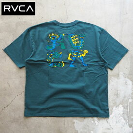 RVCA ルーカ Tシャツ DMOTE 半袖Tシャツ BD041250 メンズ レディース 半袖 オーバーサイズ ビッグ プリント ロゴ プリントTシャツ バックプリント サーフ ストリート アメカジ