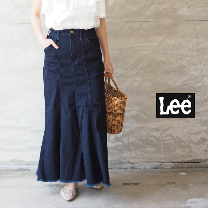 楽天市場】Lee リー デニム スカート レディース マーメイドスカート 