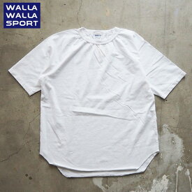 WALLA WALLA SPORT ワラワラスポーツ Tシャツ 五分袖 ベースボールTシャツ 1/2 LOOSE BASEBALL TEE WW030180-SR メンズ レディース 半袖 五分 ベースボール 日本製 USAコットン レディース 無地 シンプル 半袖Tシャツ カットソー ラグラン ワラワラ スポーツ